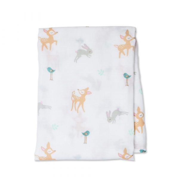 Lulujo Muslin Swaddle - Little Fawn