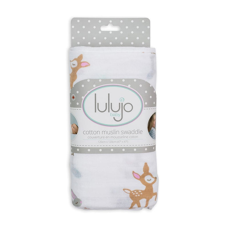 Lulujo Muslin Swaddle - Little Fawn