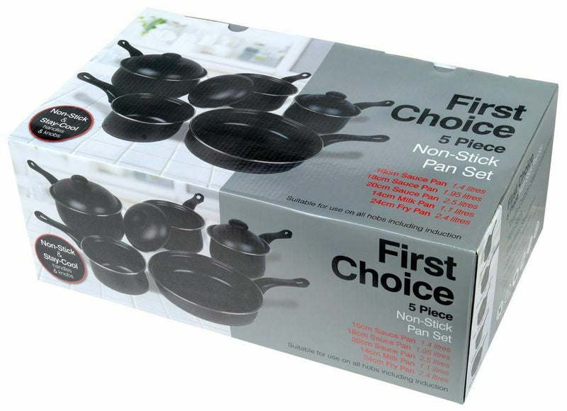 First Choice Saucepan Set 3pce