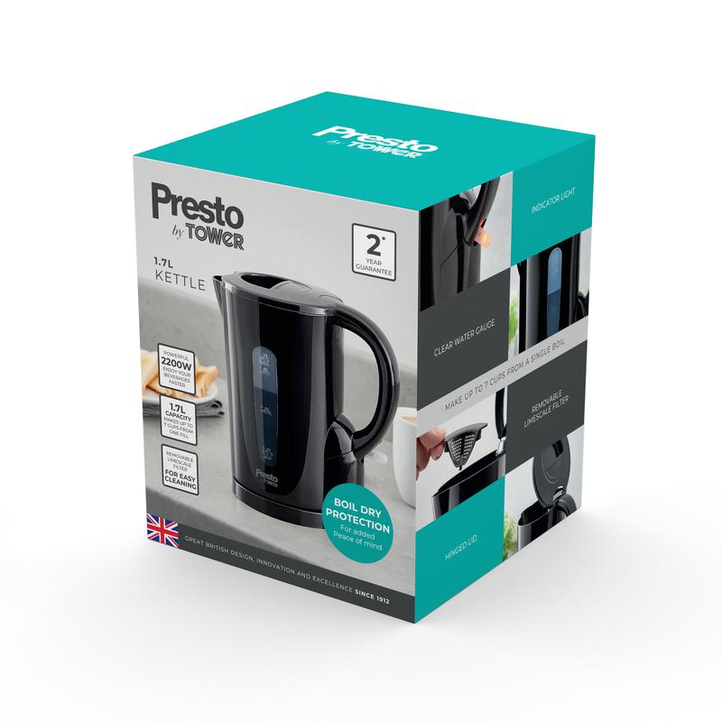 Presto 1.7L Kettle - Black