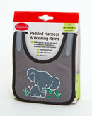 Clippasafe Padded Harness & Walking Reins - Grey Elephant