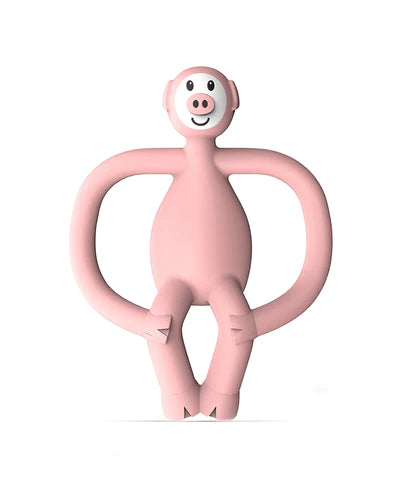 Matchstick Monkey Animal Teether - Pickle Pig