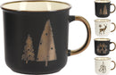 Xmas Mug with Gold Decor Design