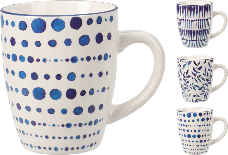 Mug Porcelain - 3 Assorted