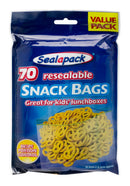 Resealable Snack Bags 70pk