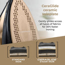 Tower CeraGlide 2400W Cordless Steam Iron - Black/Gold