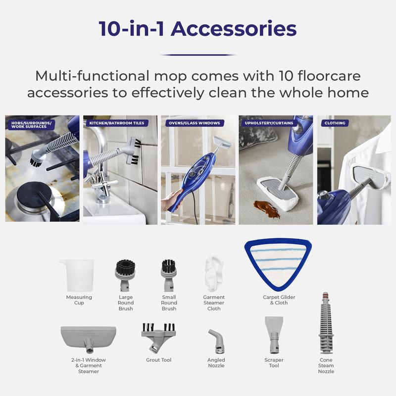 Tower 10 In 1 Steam Mop 1300W