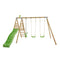Roundwood Multiplay Wooden Swing & Slide Set