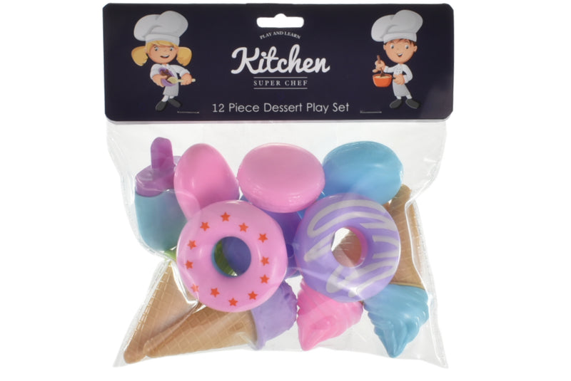 Play Food 12pce Dessert Set