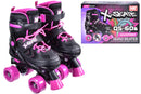 Quad Skates in Pink & Black - Size 2-5