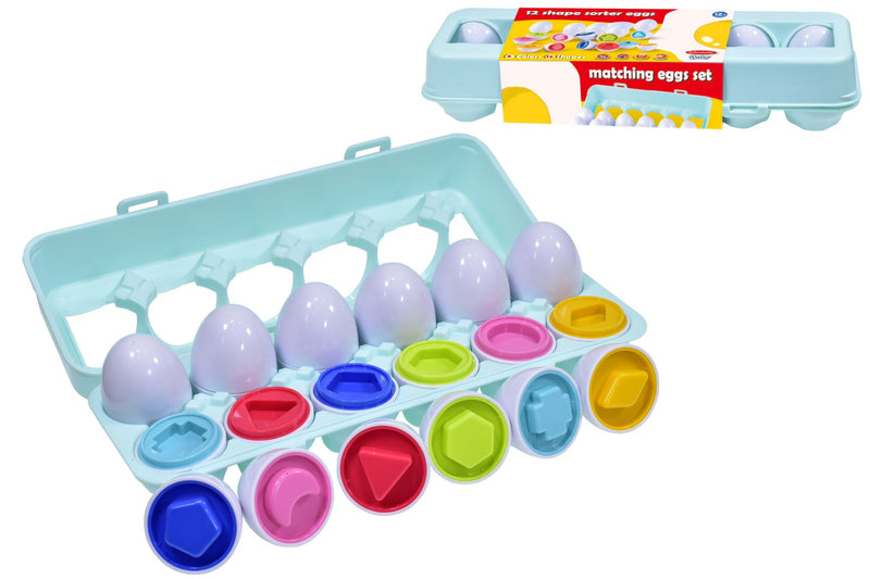 Infunbebe 12 Shape Sorter Eggs