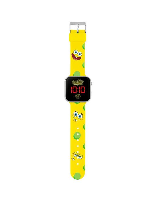 SpongeBob SquarePants Yellow LED Digital Watch