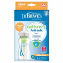 Dr Brown's Options+ Anti-Colic Bottle 2pk - White