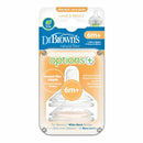 Dr Brown's Options+ Bottle Teats 2pk - Level 3