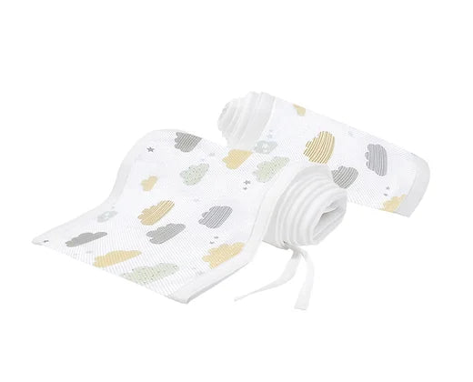 Breathable Baby Four Sided Mesh Cot/Bed Liner - Cloud 9