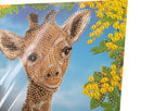 Crystal Art Card 18cm x 18cm - Baby Giraffe