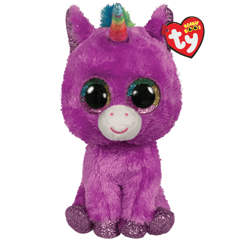 TY Medium Beanie Boo - Rosette Unicorn