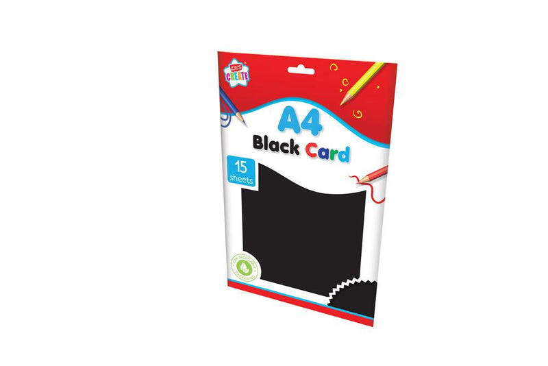 A4 Black Card