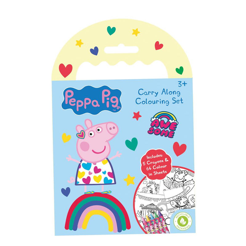Peppa Pig Carry Colouring Set