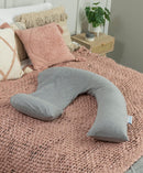 dreamgenii® Pregnancy Support & Feeding Pillow - Grey Marl
