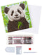 Crystal Art Card 18cm x 18cm - Baby Panda