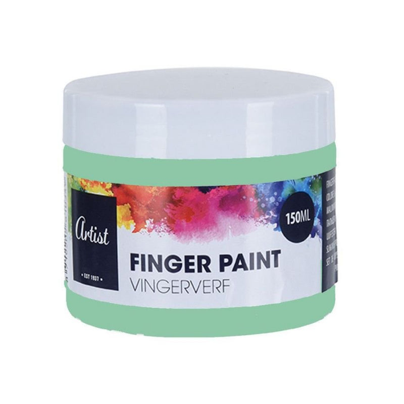 Finger Paint Pots 150ml 6 assorted