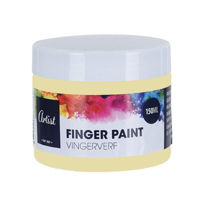 Finger Paint Pots 150ml 6 assorted