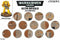 Games Workshop Sector Imperialis 32mm Round Bases