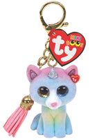 TY Beanie Boo Key Clip - Heather Cat