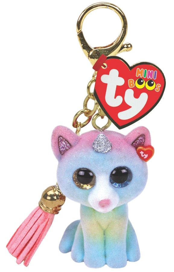 TY Beanie Boo Key Clip - Heather Cat