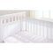 Breathable Baby Four Sided Mesh Cot/Bed Liner - White