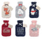 Hot Water Bottle with Soft Sherpa Cover - Assorted