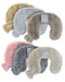 Neck Hot Water Bottles with Luxury Faux Fur Cover - Assorted Colours