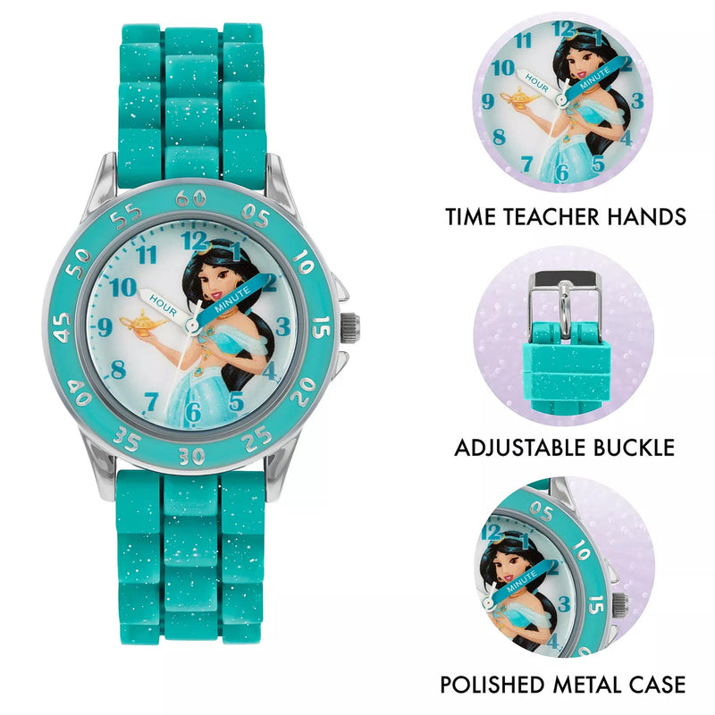 Disney Princess Jasmine Blue Analogue Watch