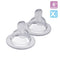 MAM Silicone Bottle Teat Cross Cut - 2pk