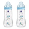 MAM Easy Start Active Baby Bottle 330ml 2pk - Blue