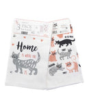Cats Design Tea Towels 3pk