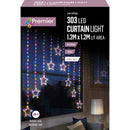 LED Star Curtain Lights - Rainbow