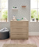 Mamas & Papas Atlas Dresser & Changing Unit - Light Oak