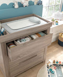 Mamas & Papas Franklin Dresser & Changing Unit - Grey Wash