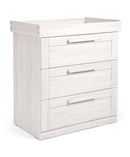 Mamas & Papas Atlas 3 Piece Furniture Set - Nimbus White