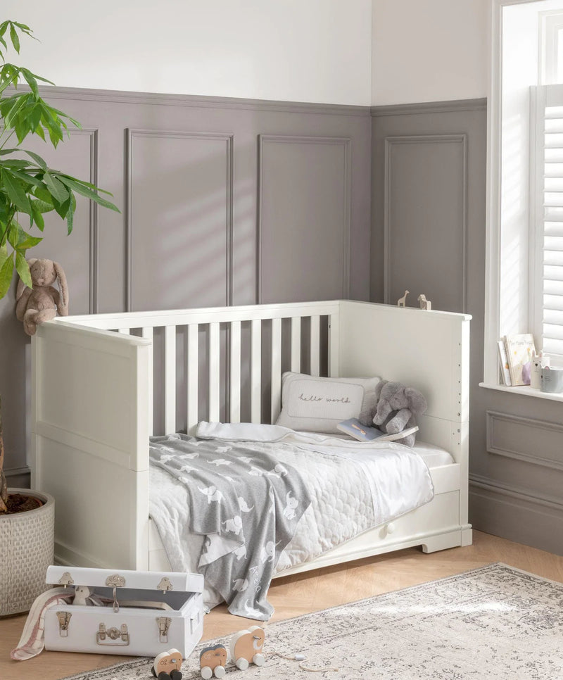 Mamas and papas store ivory cot bed