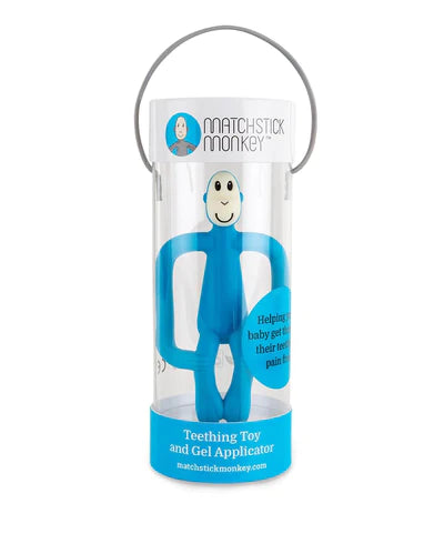 Matchstick Monkey Original Teether - Bright Blue