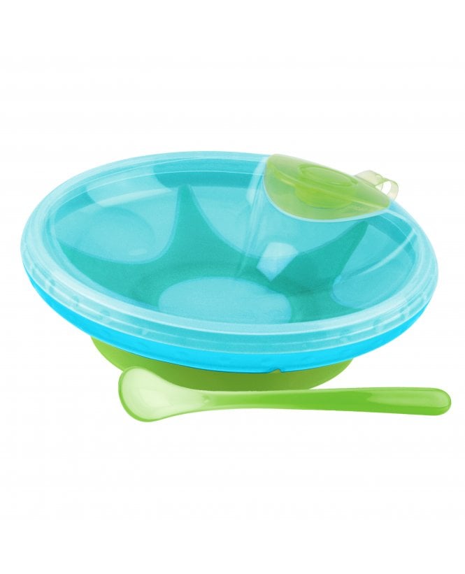 Nuby Warming Bowl with Suction Cup - Assorted Colours