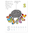 ABC Sticker Colouring Book