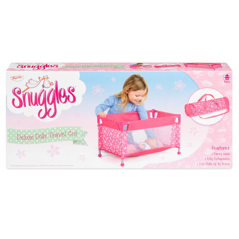 Snuggles Deluxe Doll Travel Cot