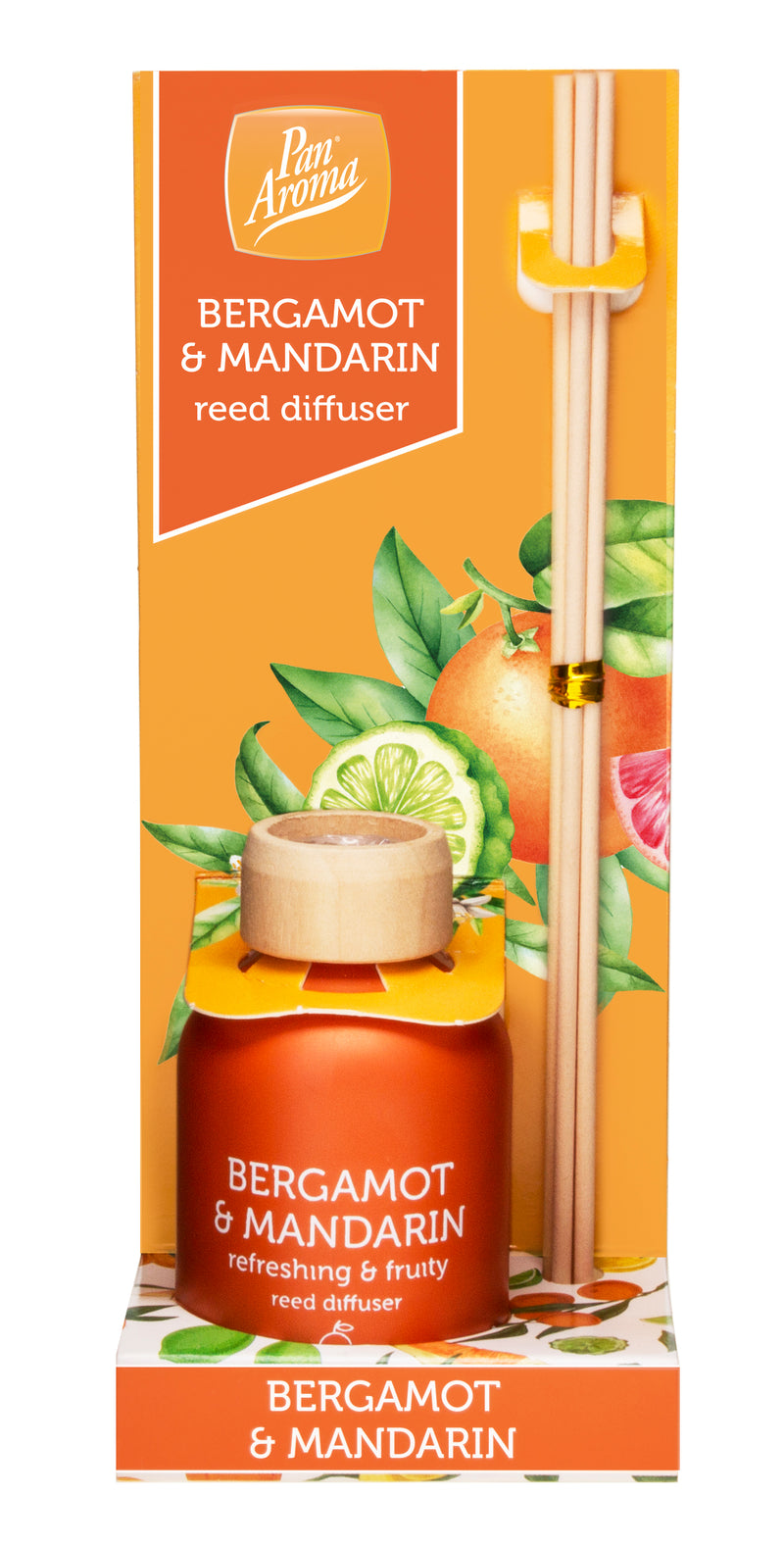 Pan Aroma Reed Diffuser - Bergamot & Mandarin