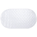 Bath Mat Oval Clear