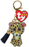 TY Beanie Boo Key Clip - Sterling Leopard