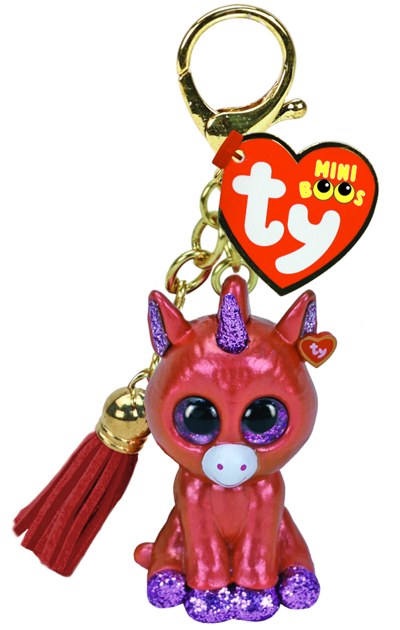 TY Beanie Boo Key Clip - Sunset Unicorn